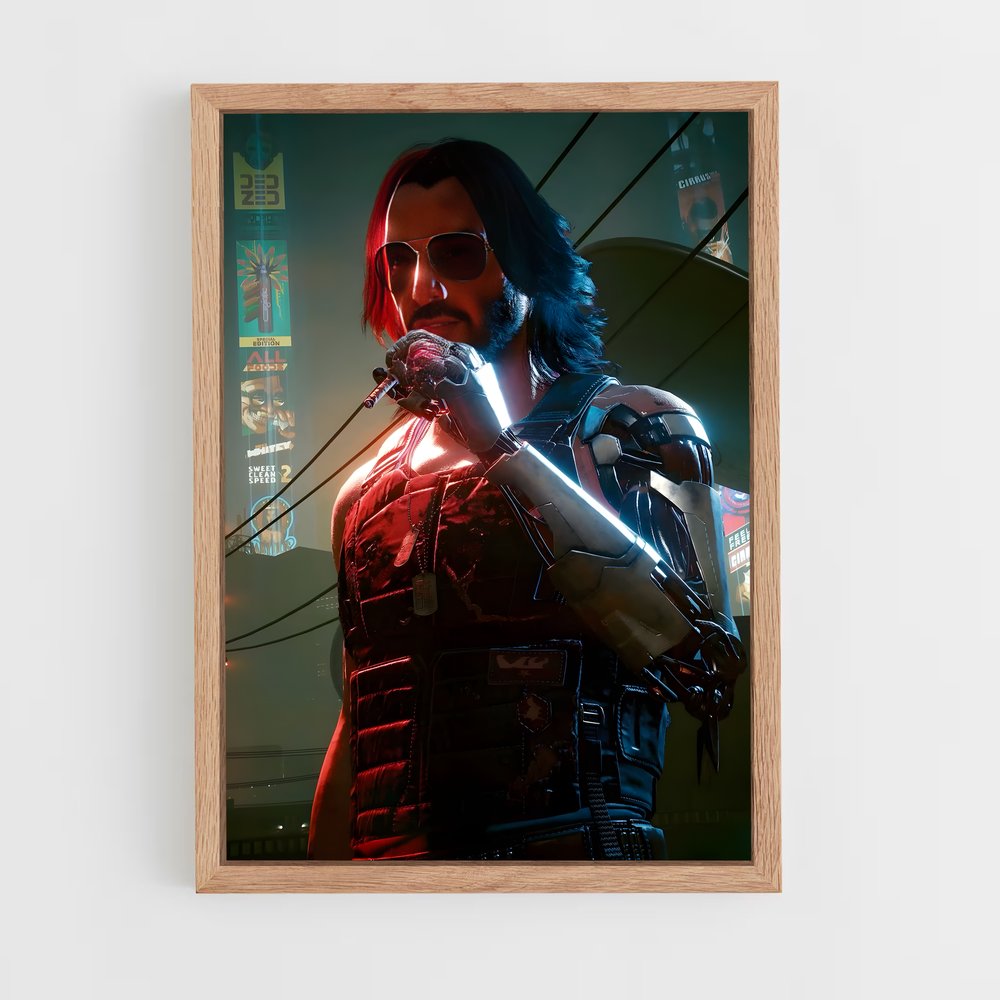 Poster Cyberpunk Vengeance (vue 4)